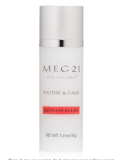 MEG 21 Soothe & Calm Redness Relief cream bottle, 1 oz.